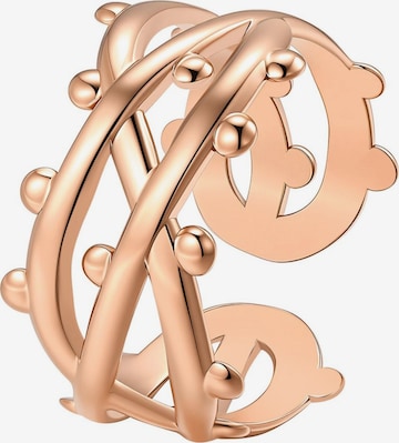 Hey Happiness Ring 'Bubble Twist' in Gold: Vorderseite