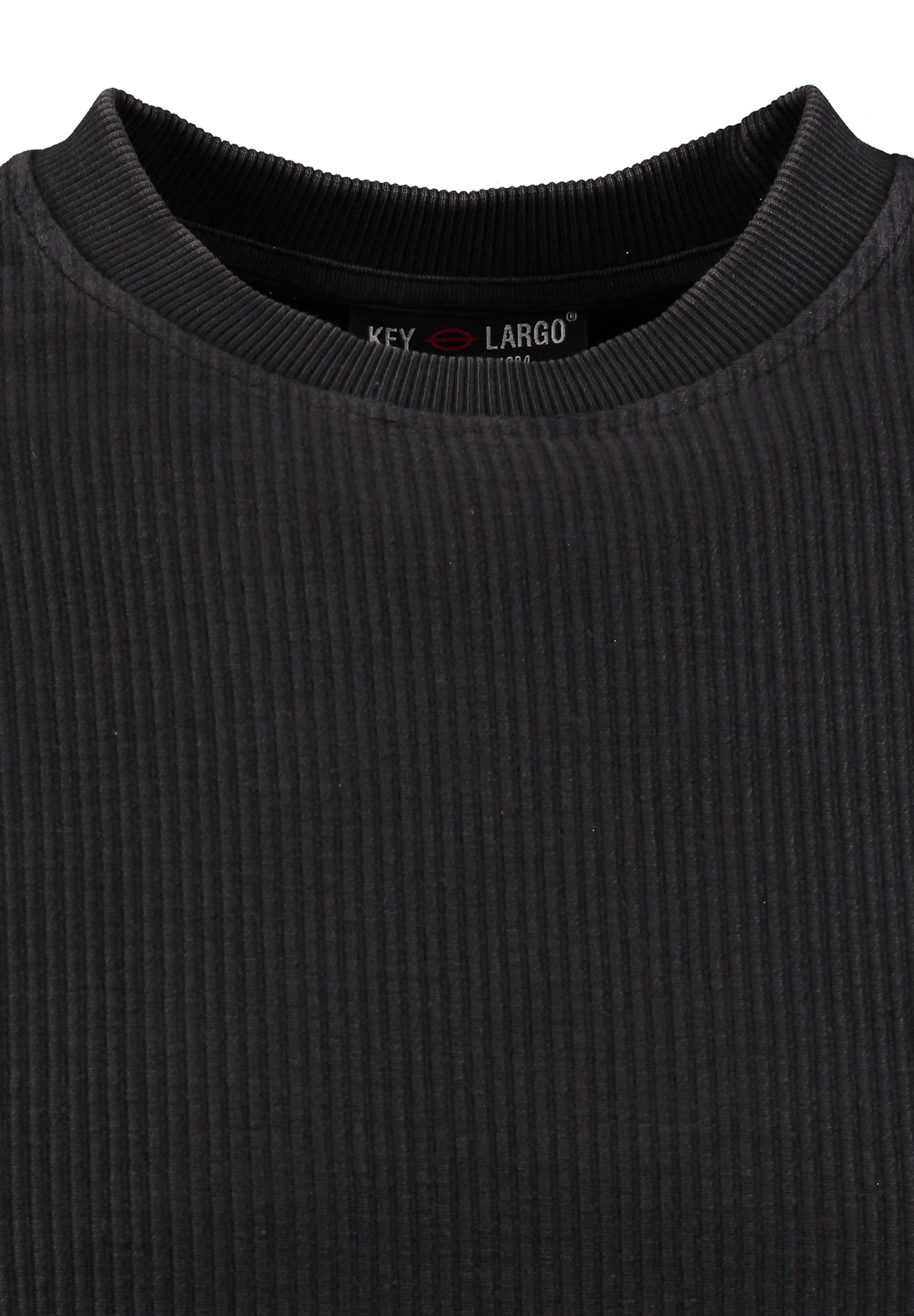 Key Largo Collegepaita 'Captain' värissä musta