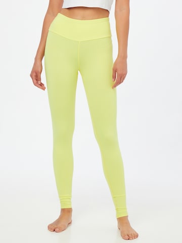 Hey Honey Workout Pants in Yellow: front