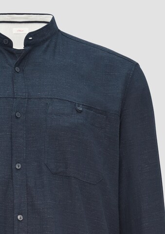 Coupe regular Chemise s.Oliver en bleu