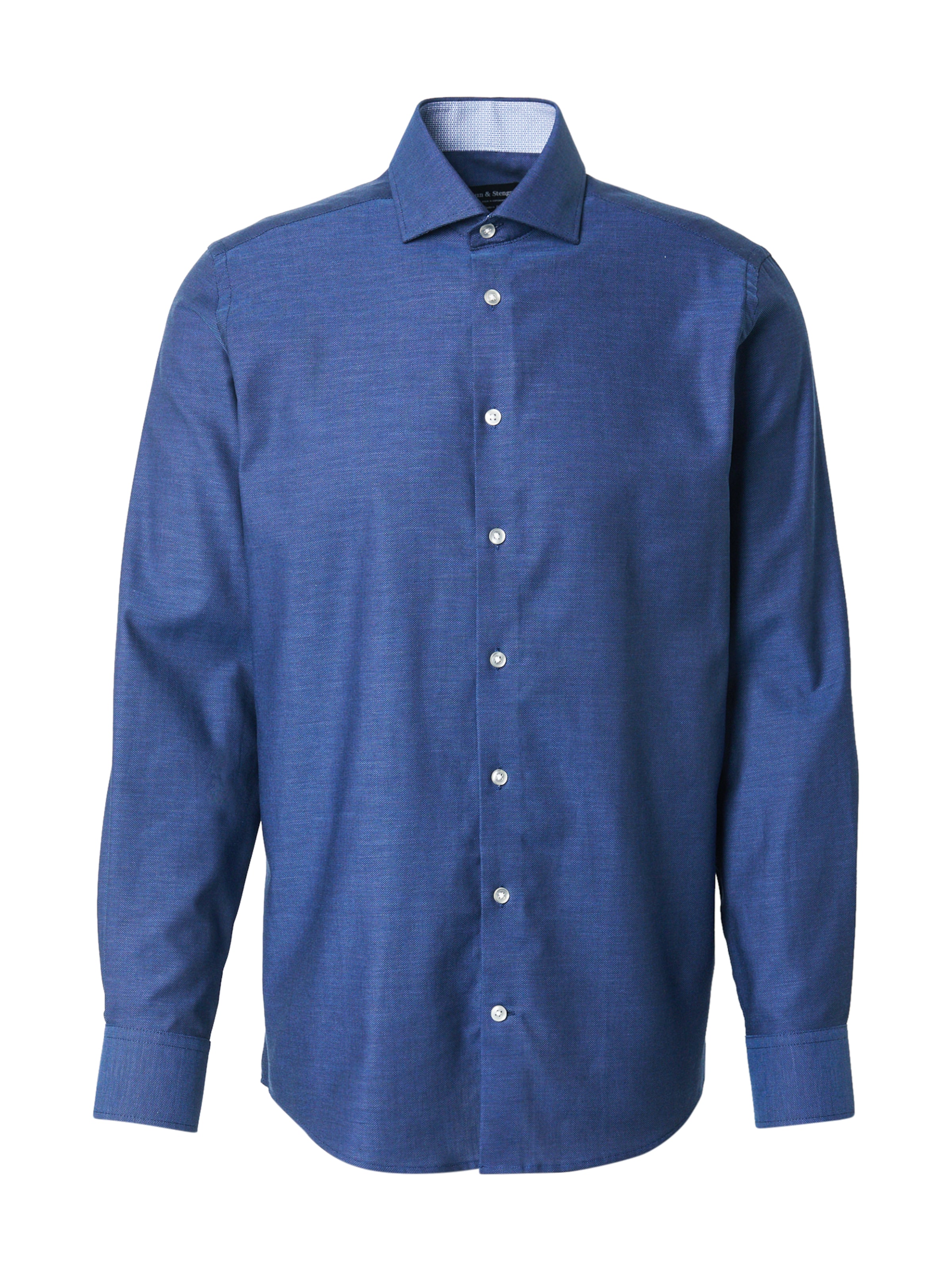Bruun & Stengade Klasický střih Košile 'Yandy' – modrá: přední strana
