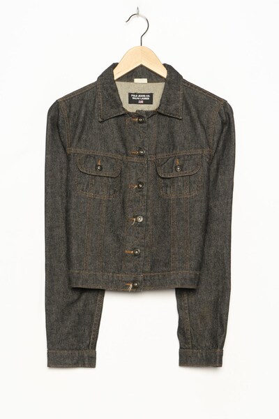 RALPH LAUREN Jeansjacke in S in grey denim, Produktansicht