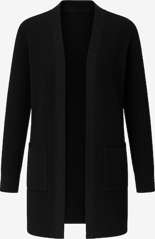 WOMAN VISION Gebreid vest in Zwart: voorkant