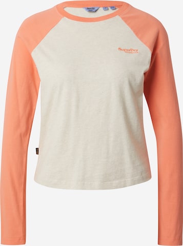 T-shirt 'Essential' Superdry en orange : devant