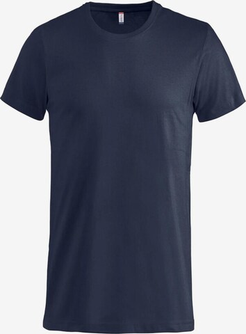Clique Shirt '5-Pack Clique Basic T-Shirt 100% Katoen Blauw' in Blauw: voorkant
