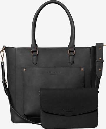 Shopper di rosemunde in nero: frontale