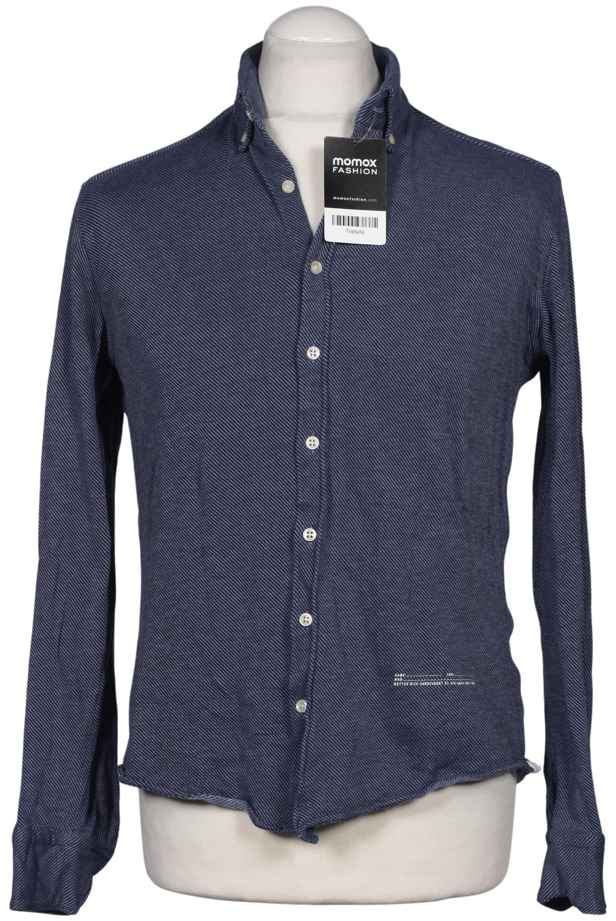 BETTER RICH Button Up Shirt in M in Blue: front
