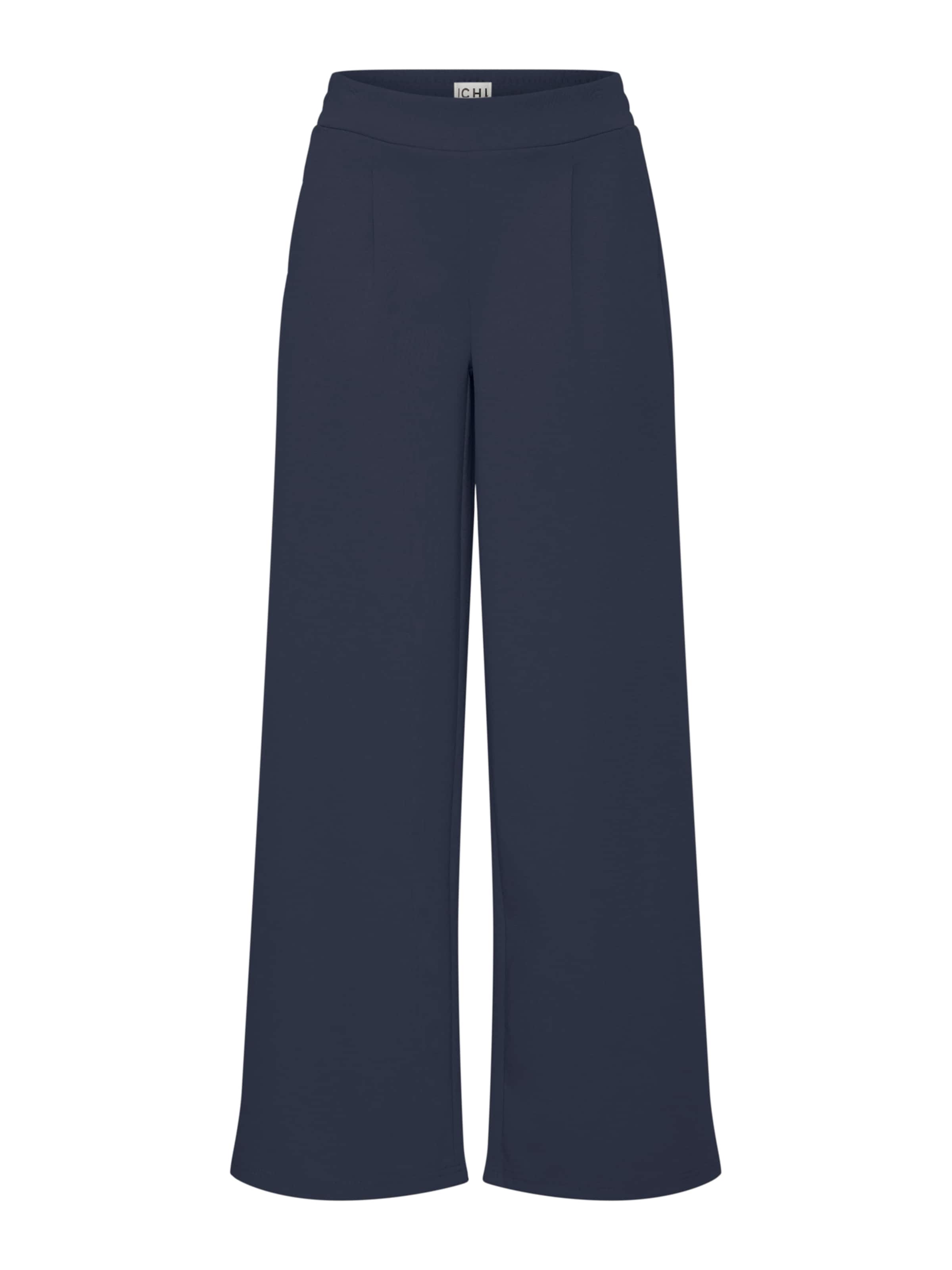 ICHI Wide Leg Hose 'IHKate' in Blau: Vorderseite