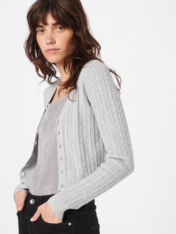 HOLLISTER Knit Cardigan 'ASIA' in Grey: front