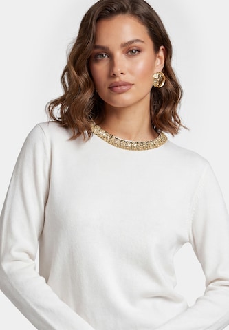 Pull-over faina en blanc