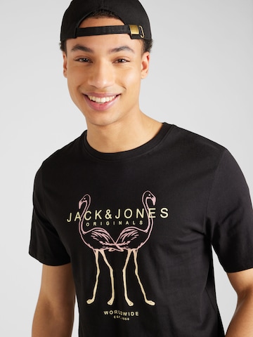 melns JACK & JONES T-Krekls 'LAFAYETTE'
