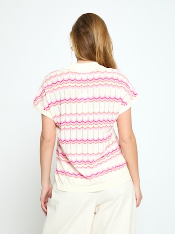 Peppercorn - Top 'Oline' en blanco