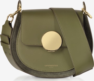 LeParmentier - Bolso de mano 'Yucca' en verde: frente