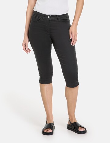 GERRY WEBER Slimfit Hose in Schwarz: predná strana