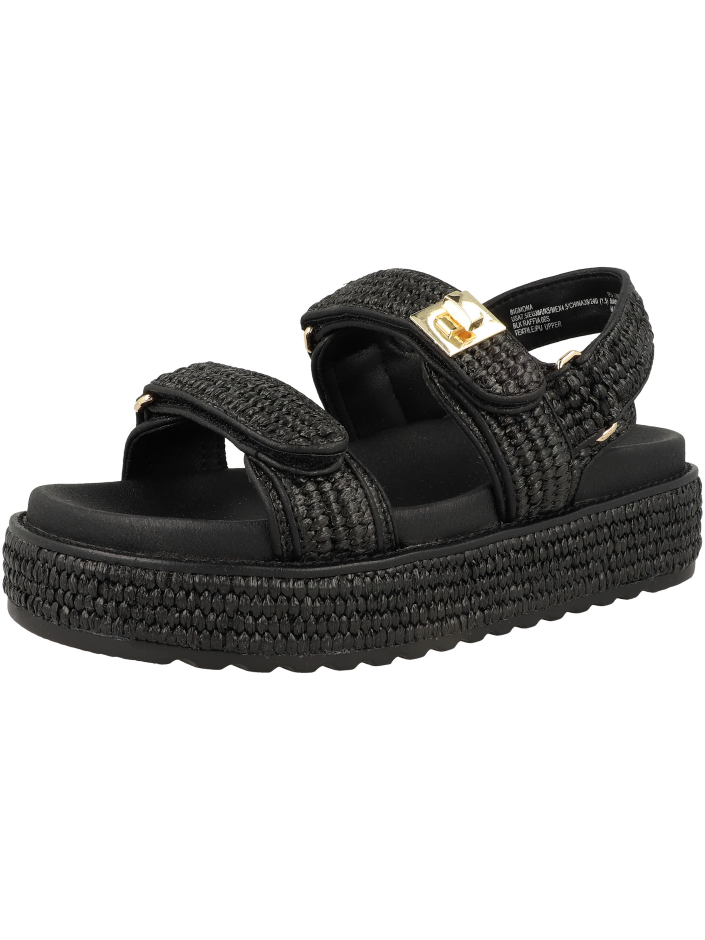 STEVE MADDEN - Sandália 'Bigmona' em preto: frente