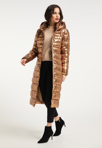 faina Winter Coat in Gold