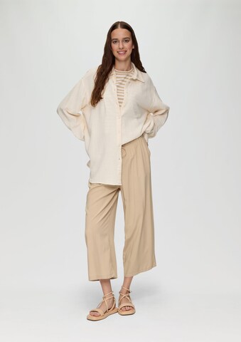 QS Bluse in Beige