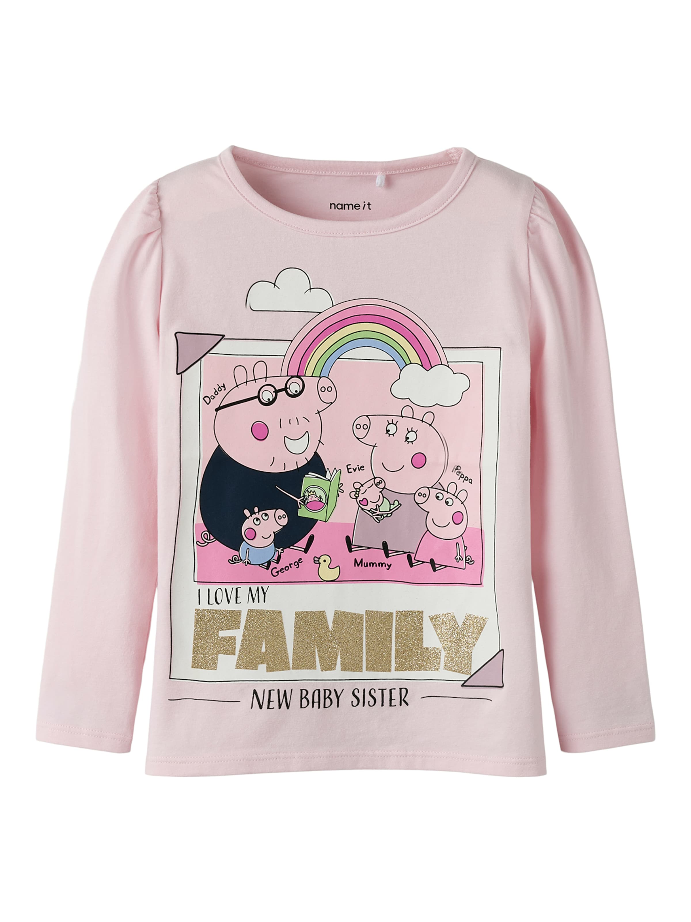 NAME IT Bluser & t-shirts 'NMFNORA PEPPA' i pink: forside