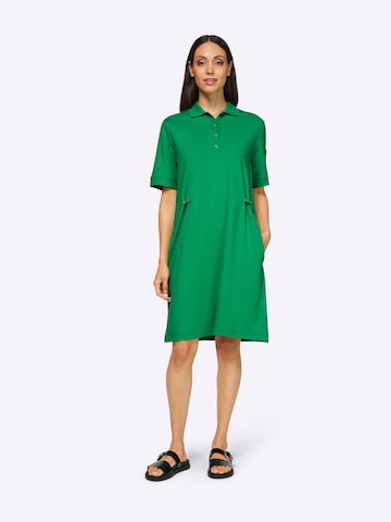 Rochie de la heine pe verde