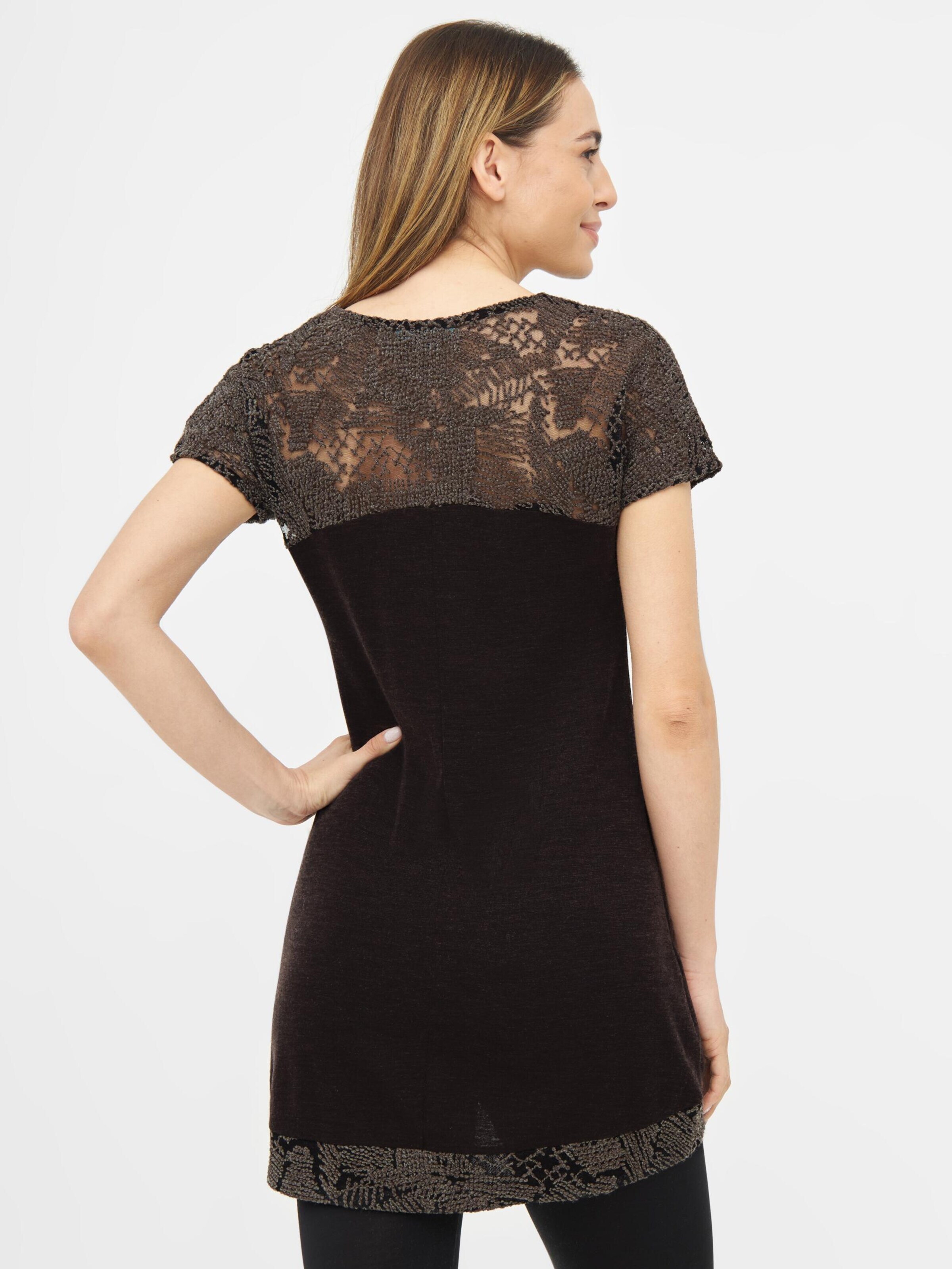 TOOche Shirt 'Brown Orchid' in Brown