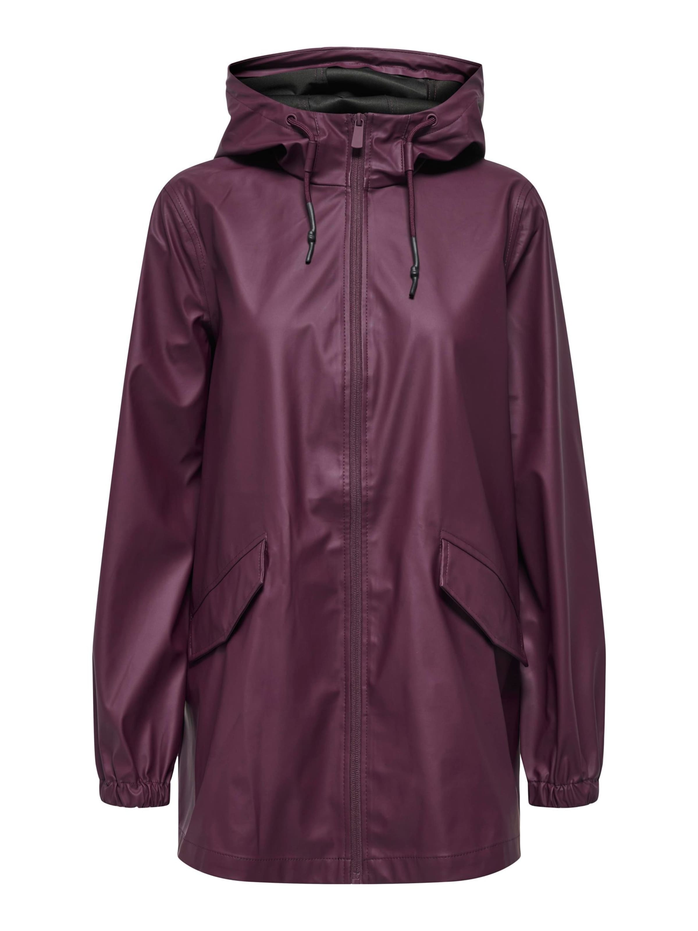 JDY - Abrigo de entretiempo en lila: frente