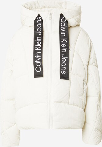 Calvin Klein Jeans Between-season jacket in White: front