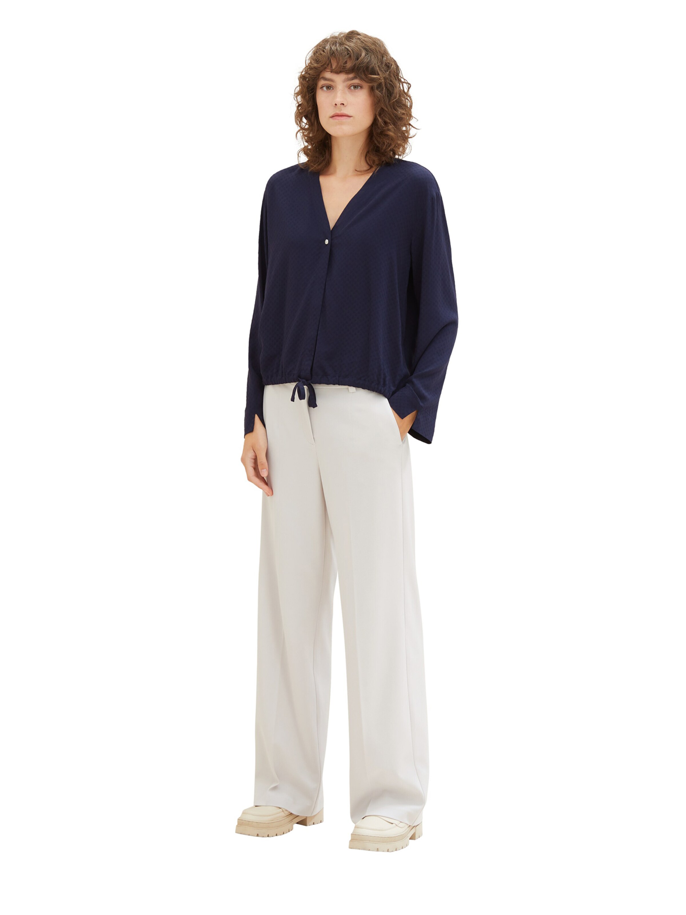 TOM TAILOR Blouse in Blue