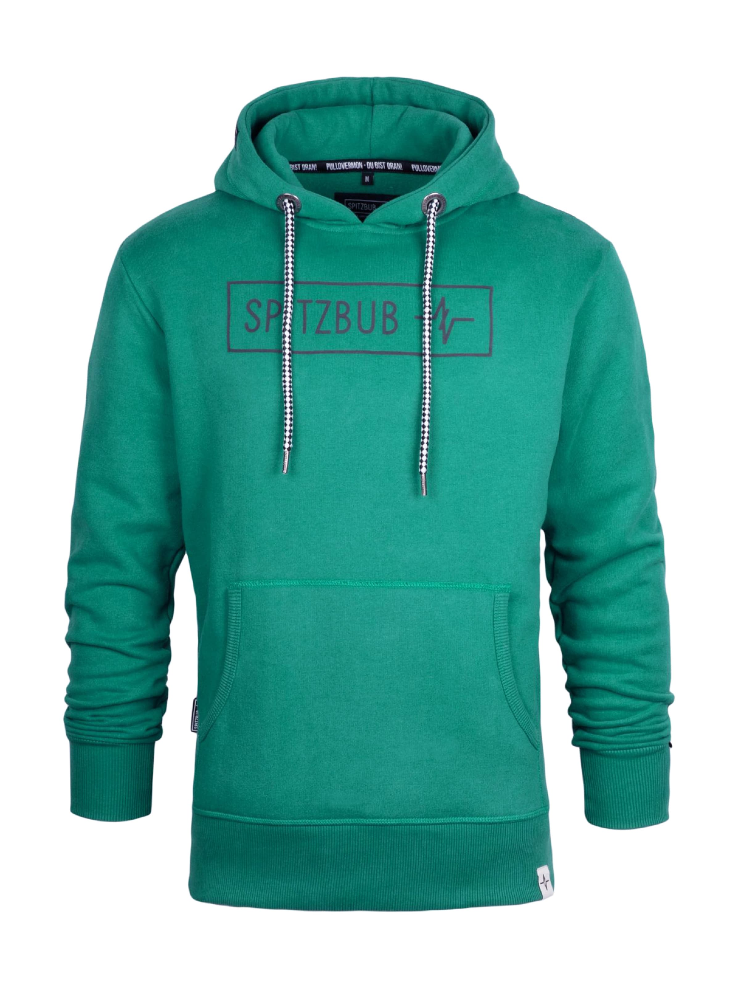 SPITZBUB Sweatshirt 'Michael' in Green: front
