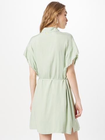 Rochie tip bluză de la Freebird pe verde