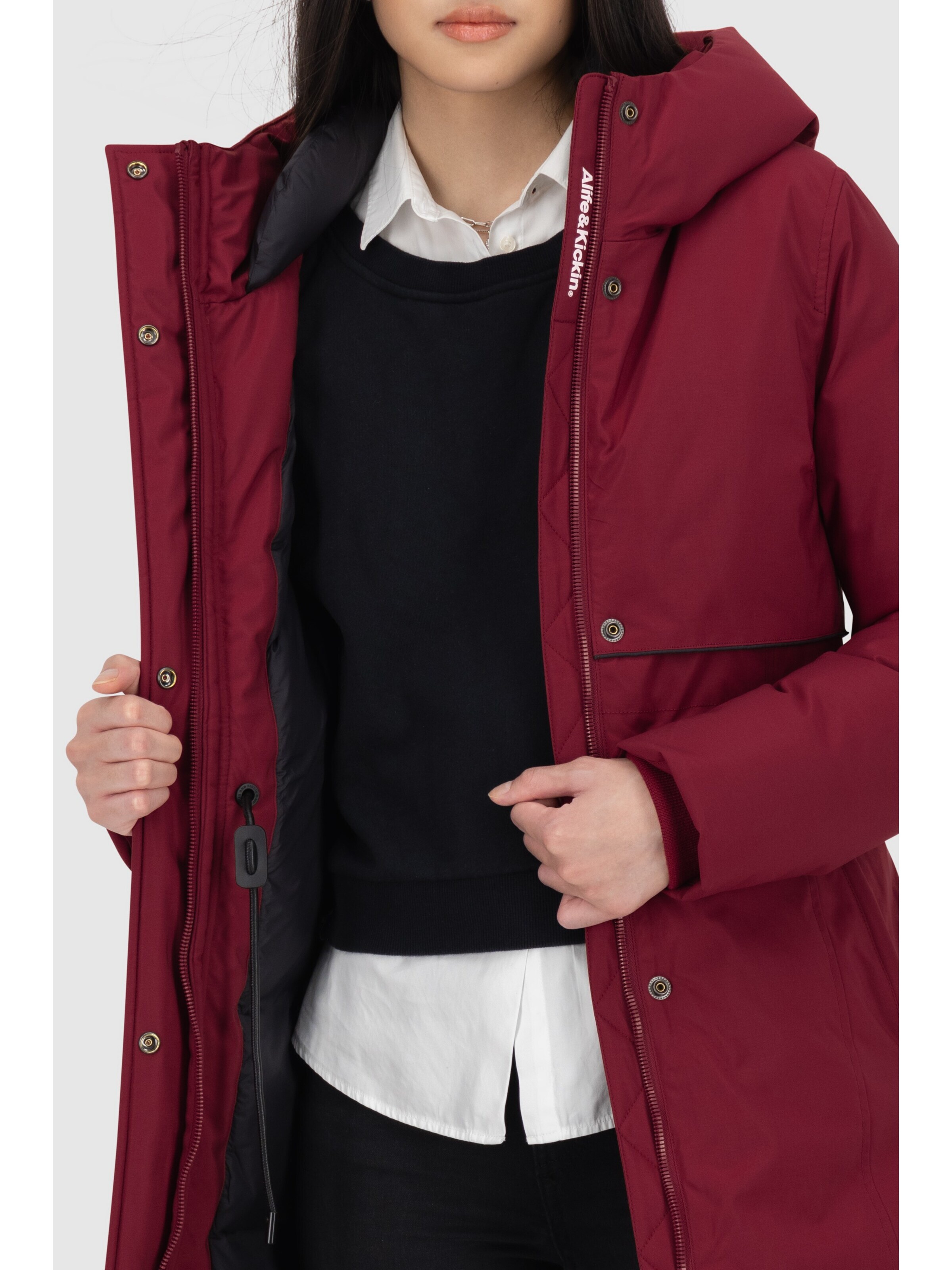 Giacca invernale 'CarsynAK A' di alife & kickin in rosso