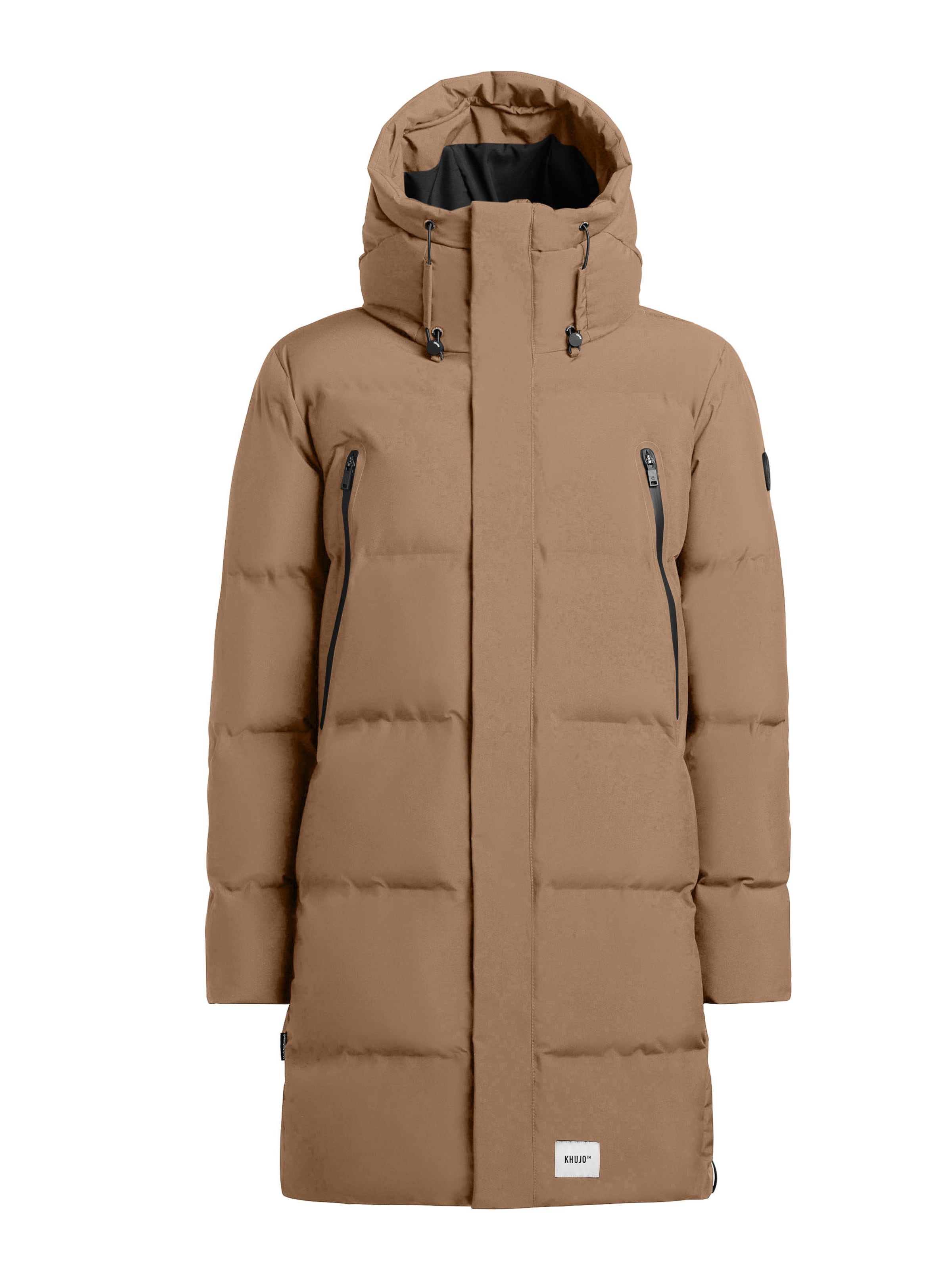 Cappotto invernale 'Morse3' di khujo in marrone: frontale