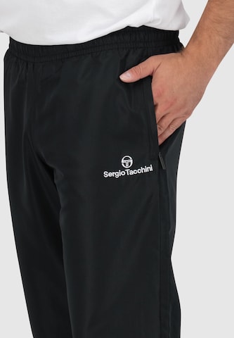 Sergio TacchiniTapered Hlače 'Carson 024' - crna boja