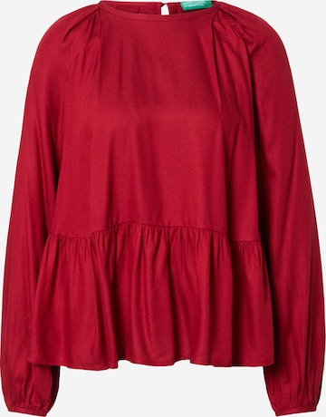 UNITED COLORS OF BENETTON - Blusa em vermelho: frente