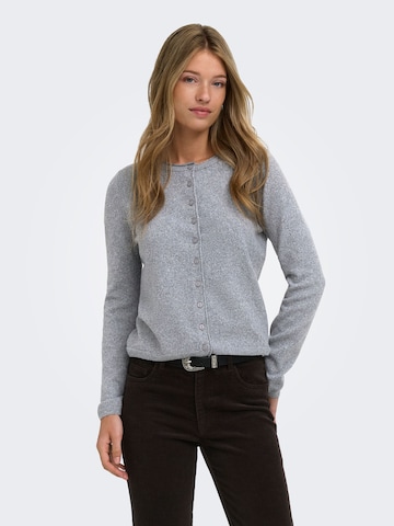 ONLY Strickjacke 'ONLLoyal' in Grau: Vorderseite