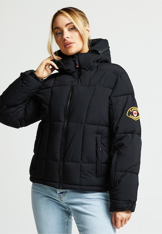 Zavetti Canada W GUILIA CROPPED PUFFER JACKET ' ' in Schwarz: Vorderseite