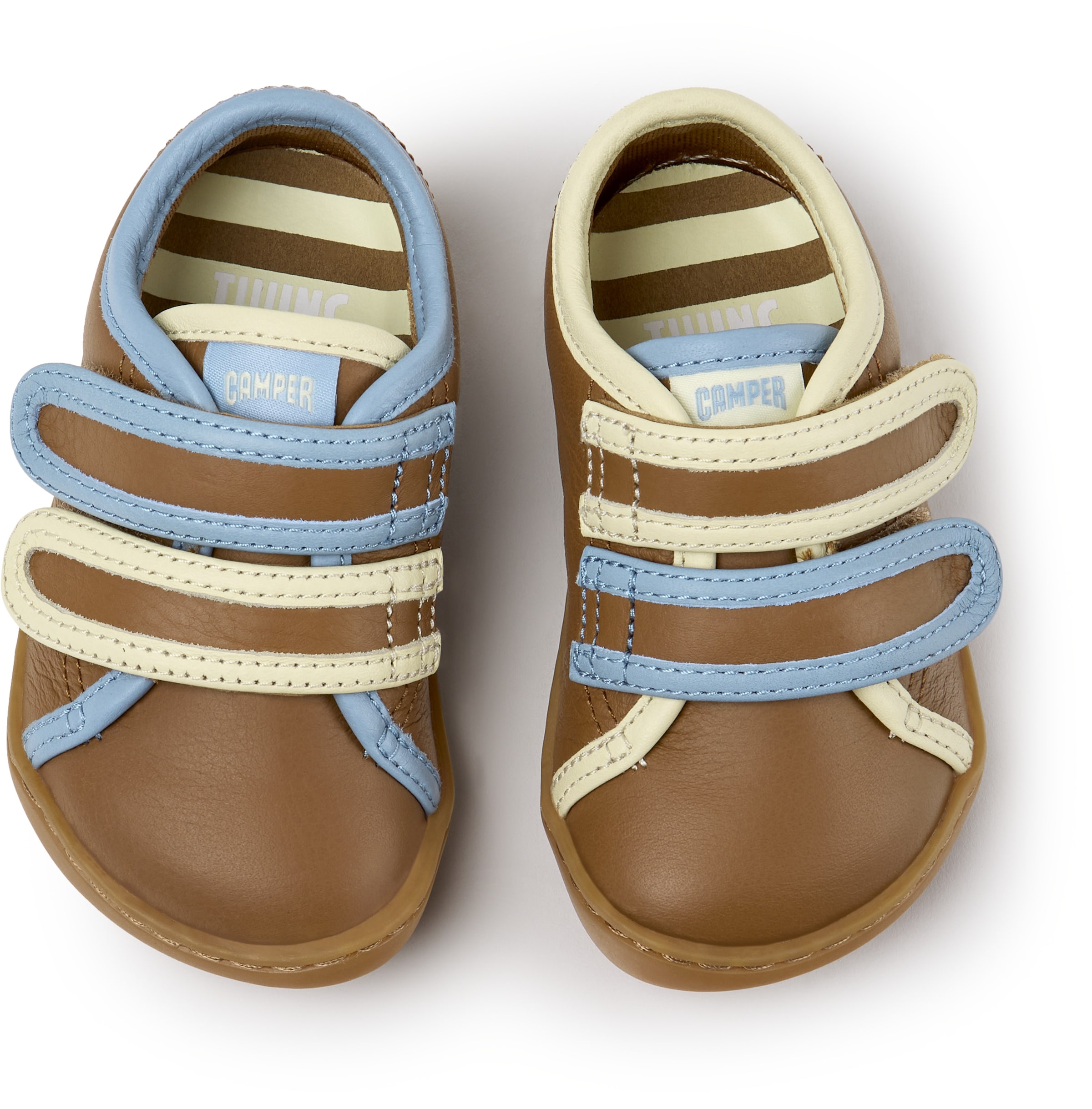 CAMPER Sneaker 'Peu Cami Twins' in Braun