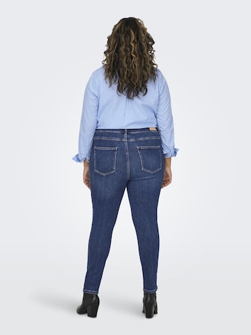 ONLY Carmakoma Skinny Jeans 'MILA' in Blauw