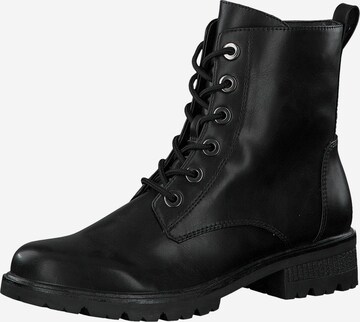 TAMARIS - Botines con cordones en negro: frente