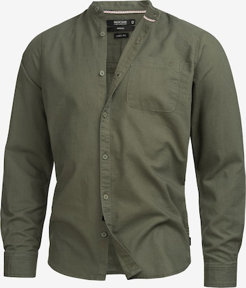 INDICODE JEANS Regular fit Button Up Shirt 'Raffi' in Green: front