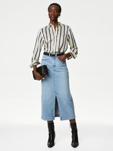 Jupe Marks & Spencer en bleu
