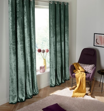 MY HOME Curtains & Drapes in Green: front