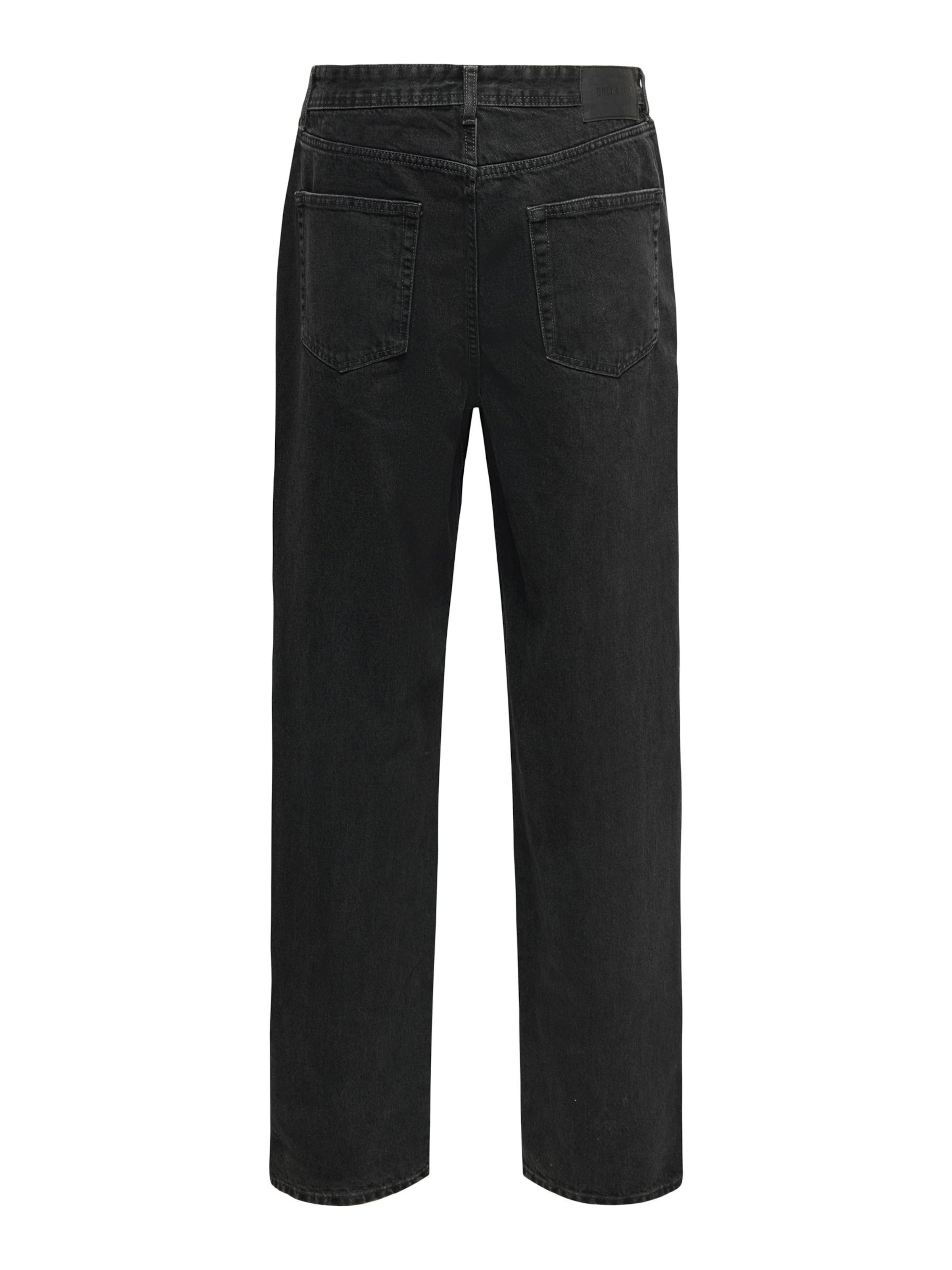 Only & Sons Slimfit Jeans i sort