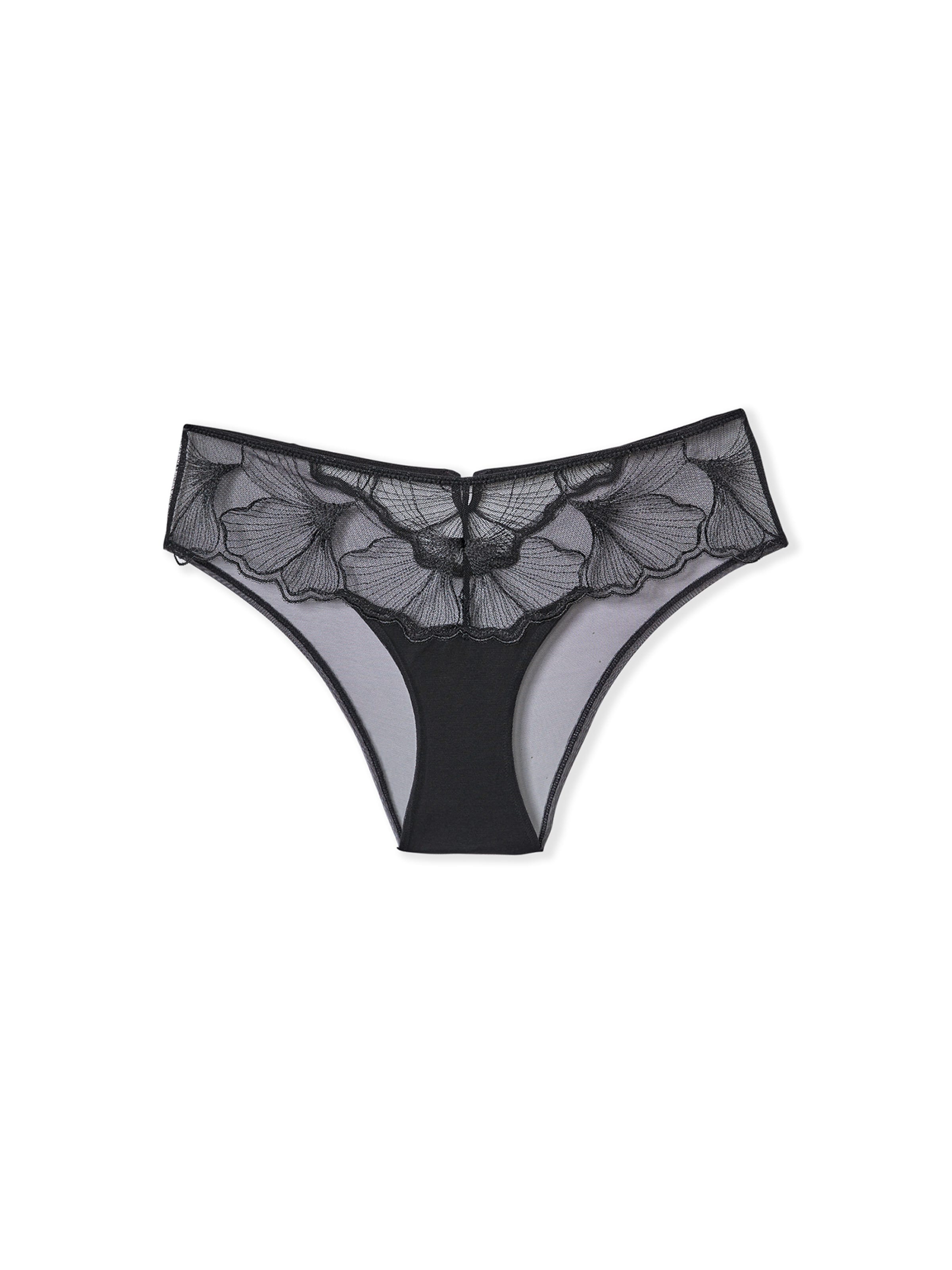 ETAM Slip 'Prelude' in Schwarz: Vorderseite