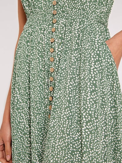 Apricot Sommerkleid in grün / weiß, Produktansicht