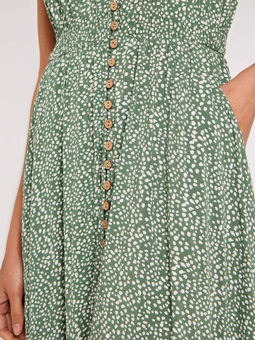 Apricot Summer Dress in Green