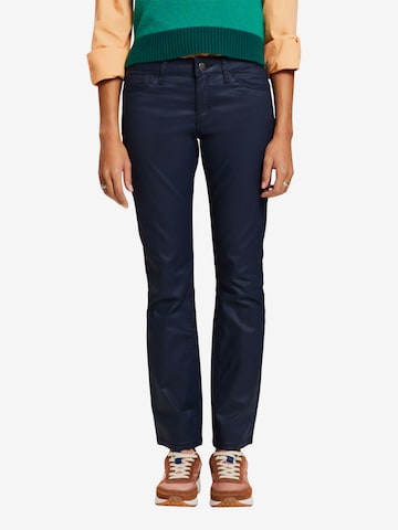 ESPRIT Bootcut Broek in Blauw: voorkant