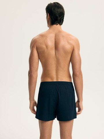 ESOTIQ Boxershorts 'Weiche Boxershorts Doppelpack aus Baumwolle Atmungsaktiv locker Alias' in Blauw