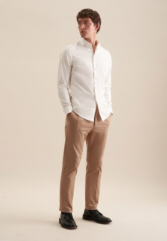 Coupe slim Chemise SEIDENSTICKER en blanc