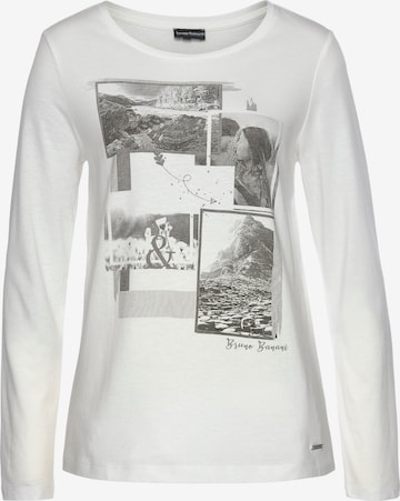 BRUNO BANANI Shirt in Weiß: front