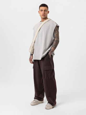 Loosefit Pantalon cargo Dandalo en marron